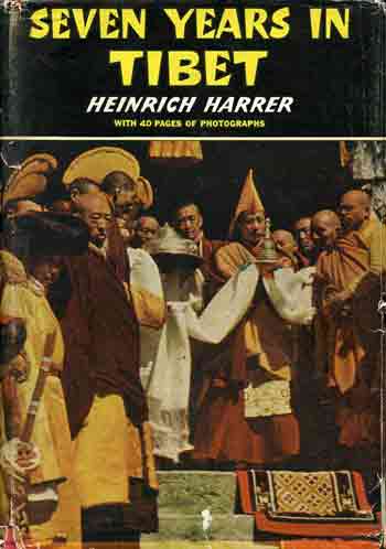 
Dalai Lama receives the sacred relic from the Indian Delegation - Seven Years In Tibet book book cover
